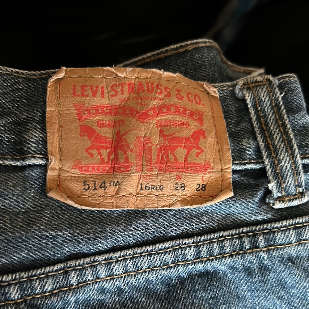 Levi's Blue Slim Straight Jeans Classic Style